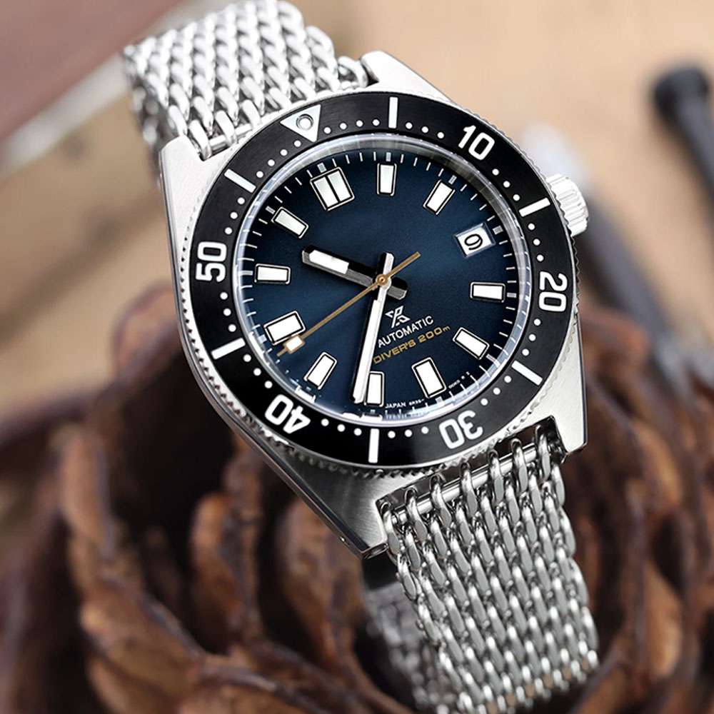 Milan Men'S Fashion - 세이코 SKX007 솔리드 버클 시계 밴드