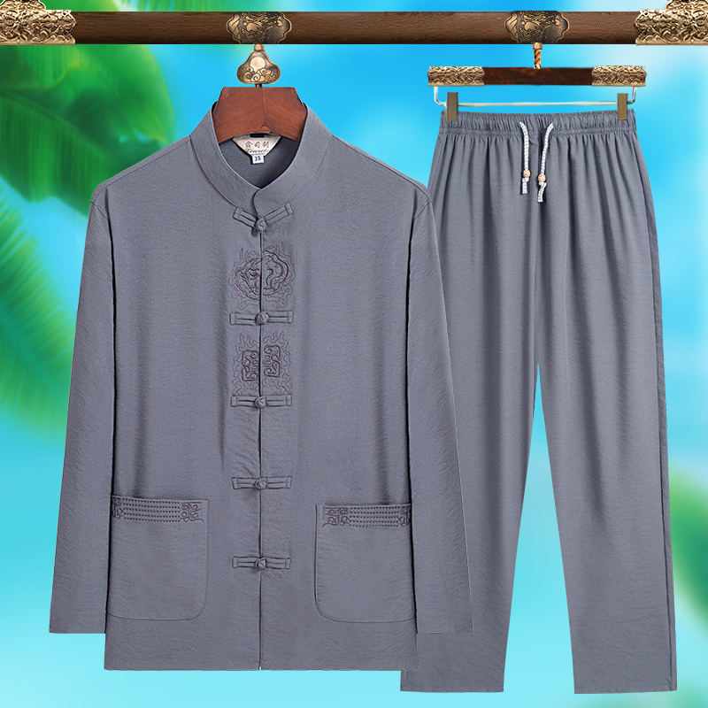 Mens Fashion Workwear - 고급스러운 남성 패션 당나라 정장, 순수