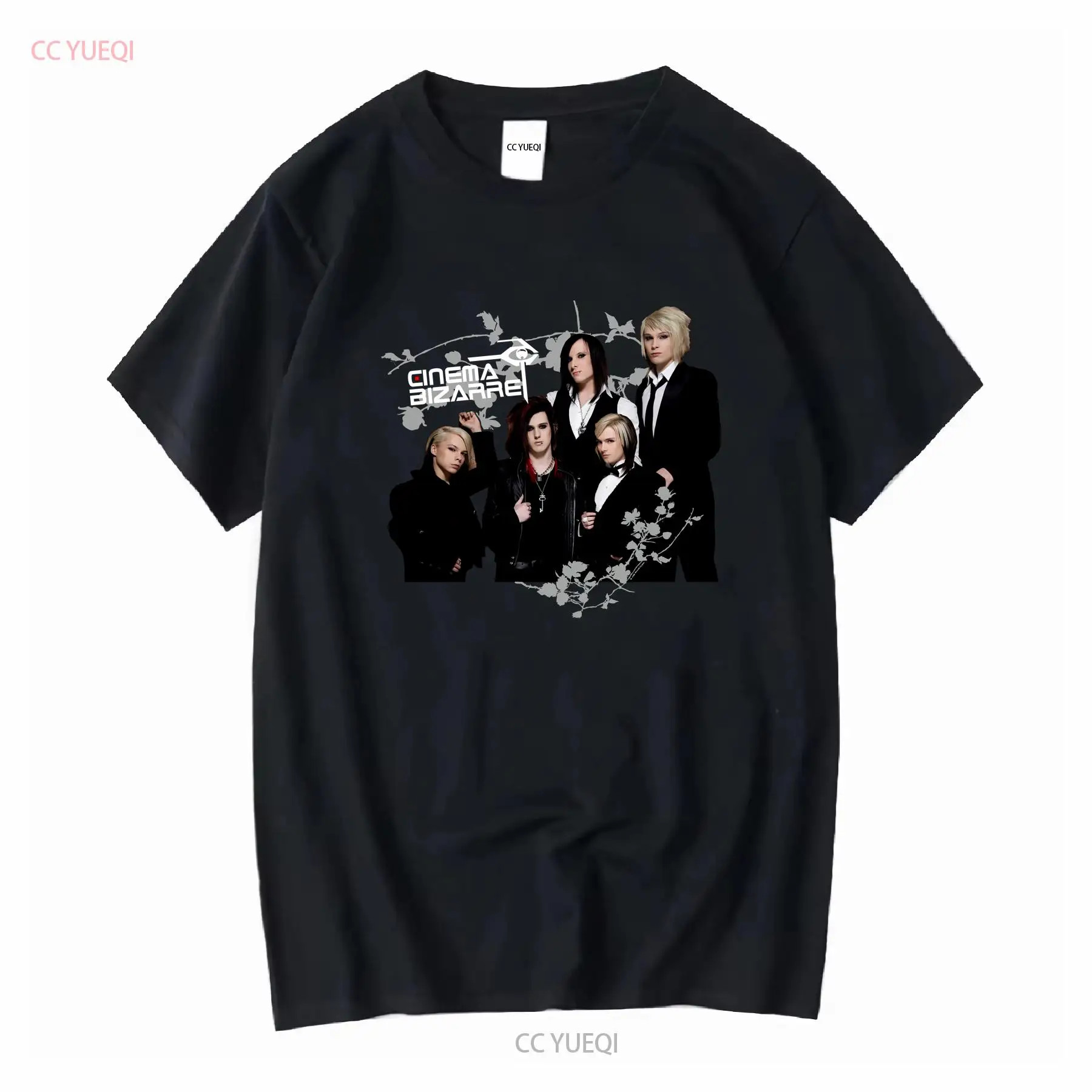 Mens Fashion Black Shirt - Cinema Bizarre Black T Shirt XL