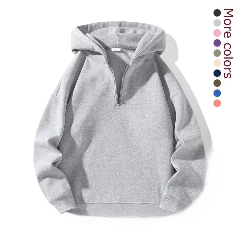 Mens Fashion Quarter Zip - 스타일리시한 남성용 쿼터 집업 후드티, 편안한