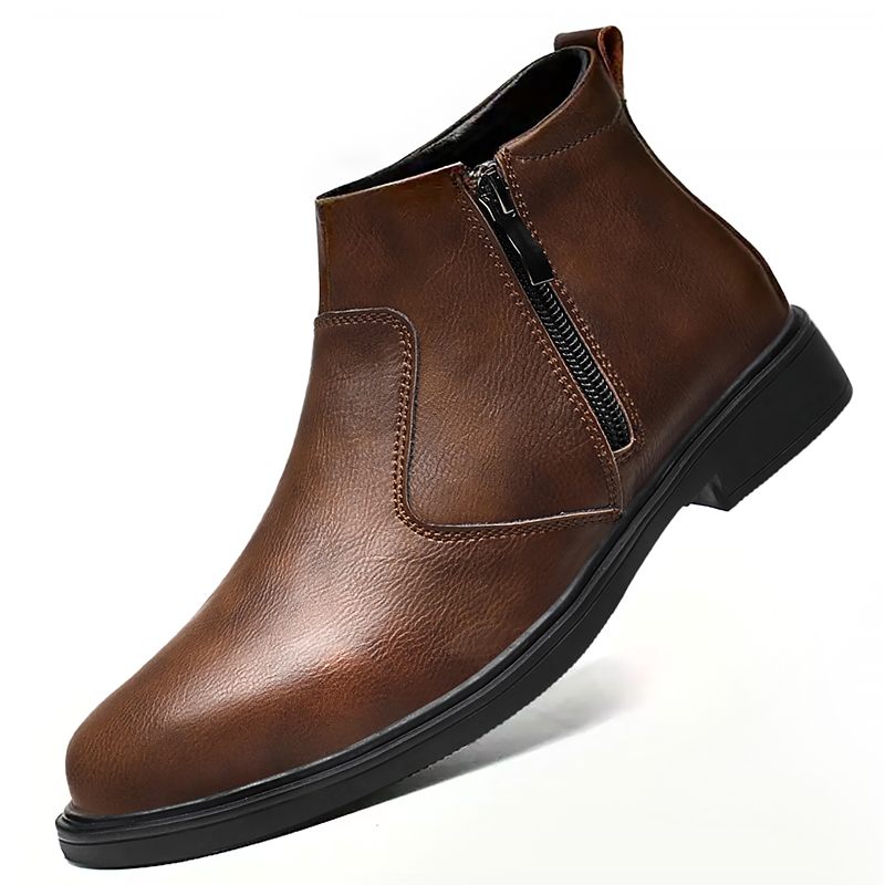 Men'S Fashion Footwear - 남성용 가을 겨울 신상 하이탑 가죽