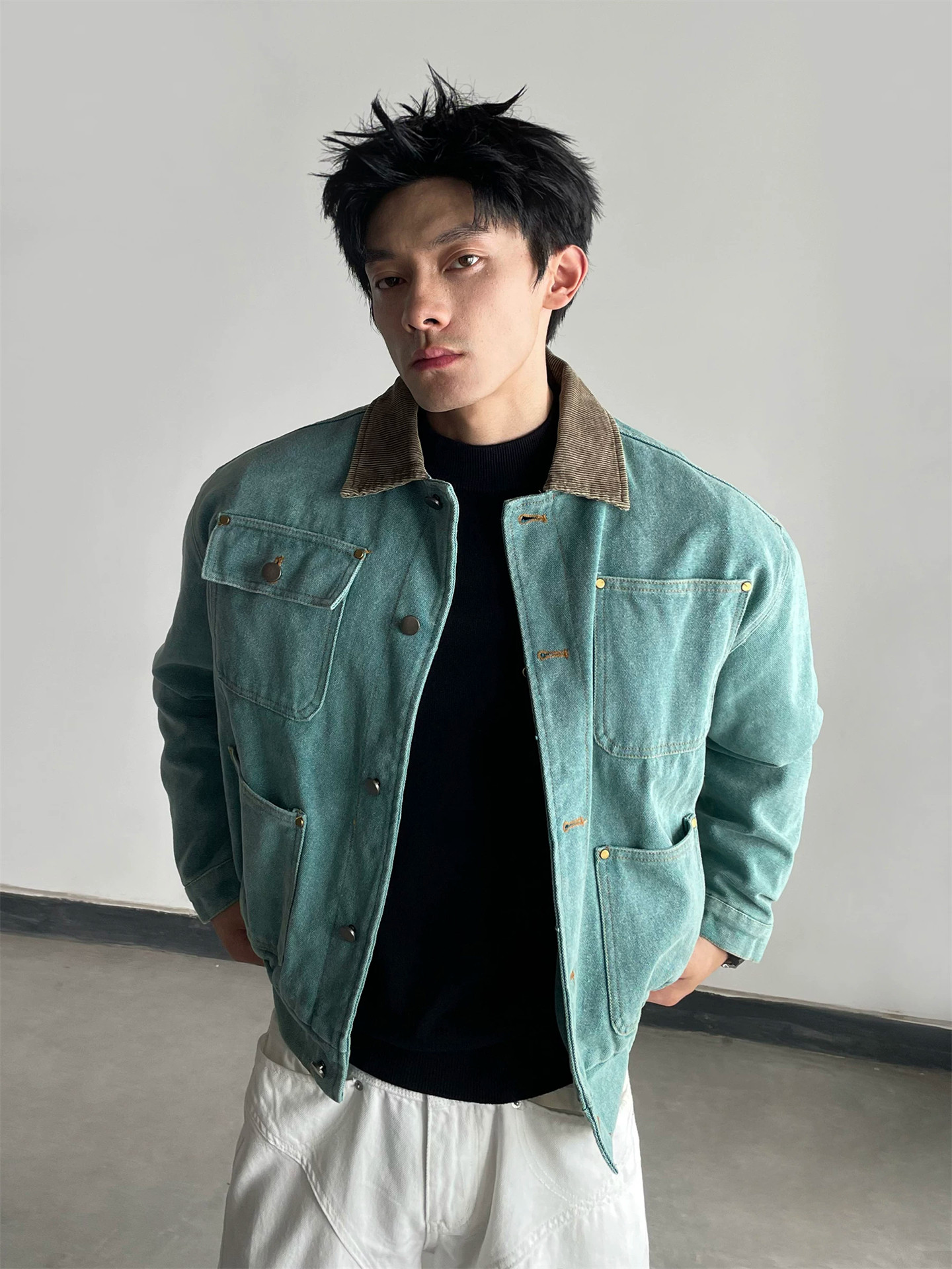 Mens Fashion Workwear - 2026년 가을 신상 남성용 빈티지 데님