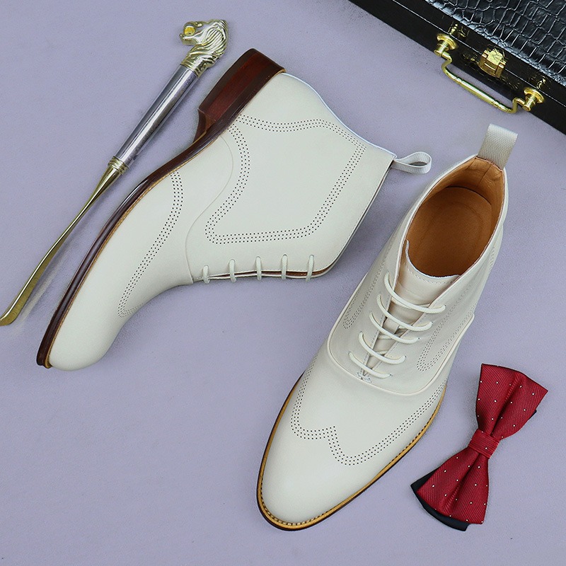 Men Fashion Elegant - 우아한 남성용 정품 가죽 첼시 부츠