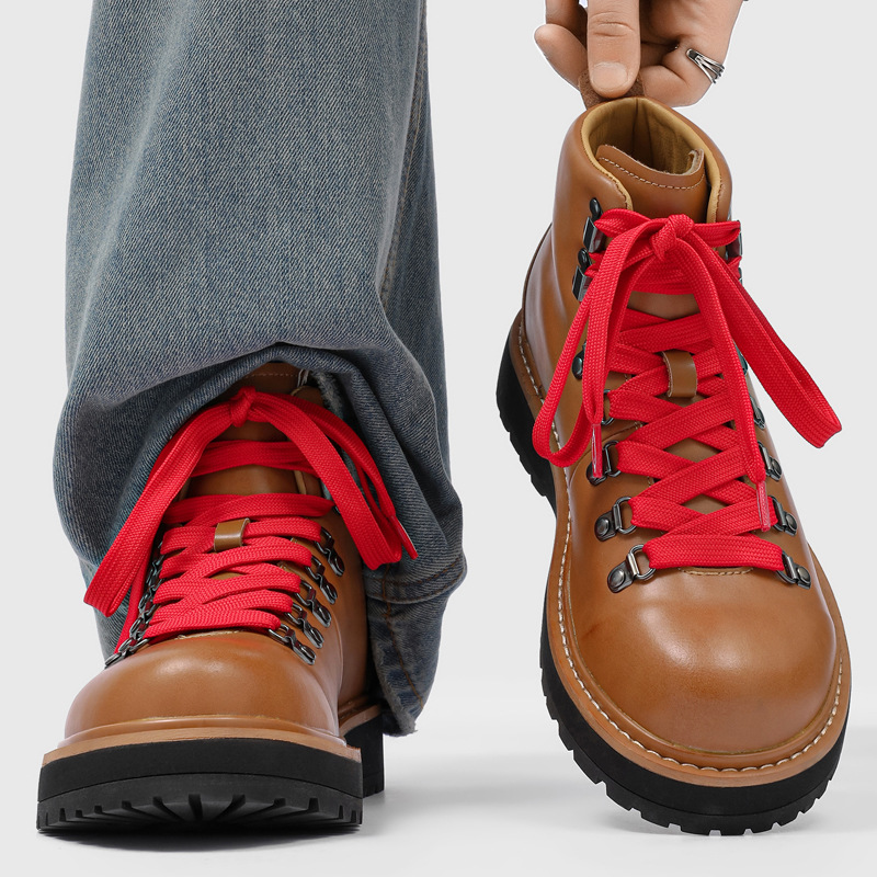 Mens Fashion Workwear - 봄 신상 남성용 더비 슈즈 두꺼운