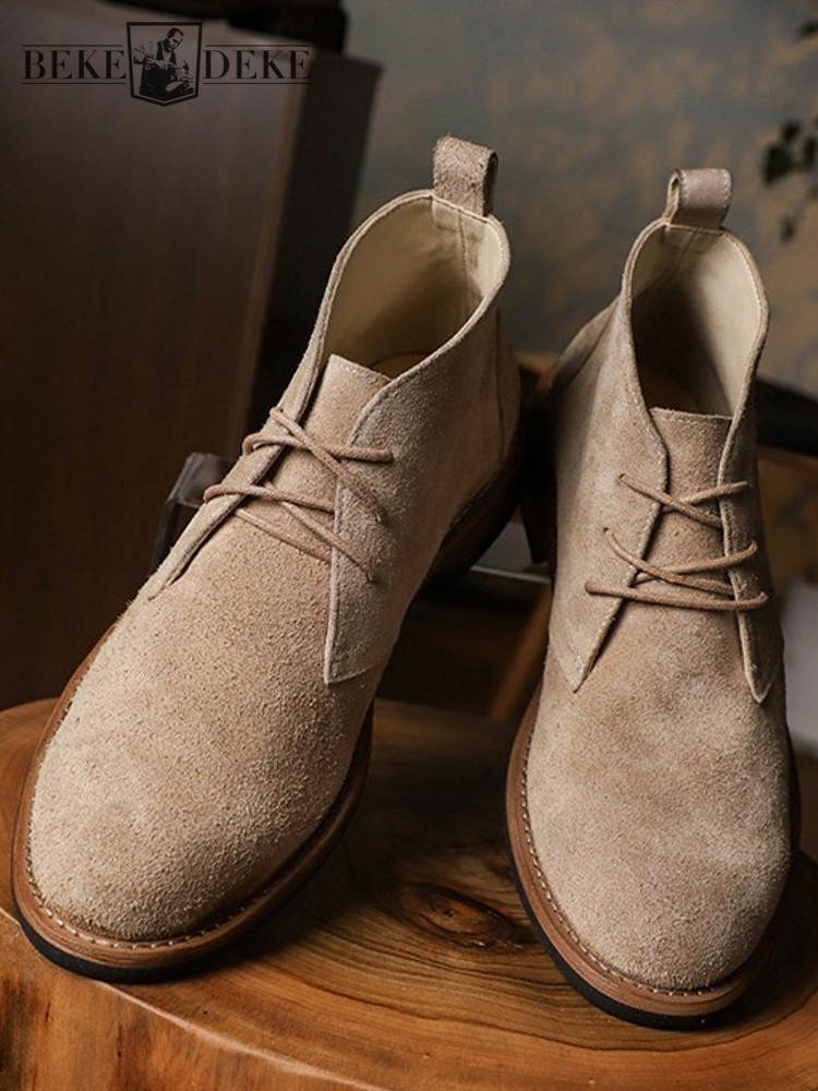 Mens Fashion Workwear - 패션 다목적 남성 레이스 업 컬러