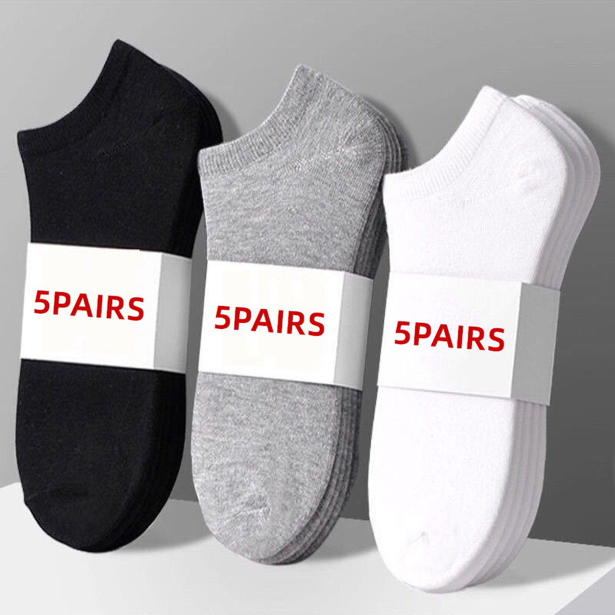 5켤레 유니섹스 캐주얼 무지 보트 양말 얇고 통기성 좋 - Socks Ankle Men 리뷰 및 가격