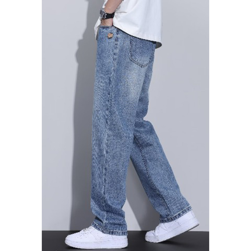 봄 가을 미국 레트로 캐주얼 바지 남성 하이 스트리트  - Men'S Fashion With Baggy Jeans 리뷰 및 가격