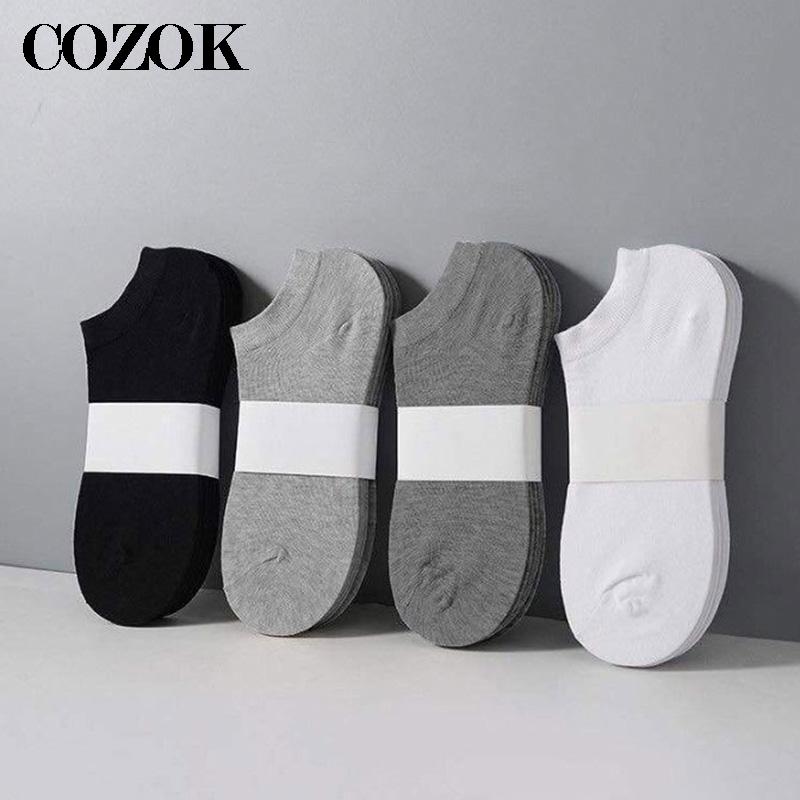 10pcs = 5 쌍 남성 양말 캐주얼 통기성 보트 양 - Socks Ankle Men 리뷰 및 가격