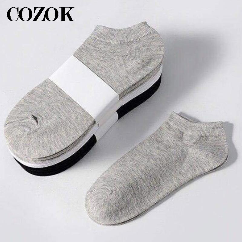 10pcs = 5 쌍 남성 양말 캐주얼 통기성 보트 양 - Socks Ankle Men 리뷰 및 가격