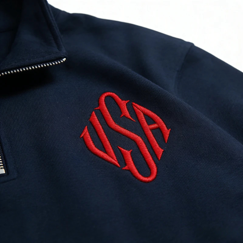 Y2K 오버사이즈 빈티지 자켓 신상품 미국 자수 쿼터  - Mens Fashion Quarter Zip 리뷰 및 가격