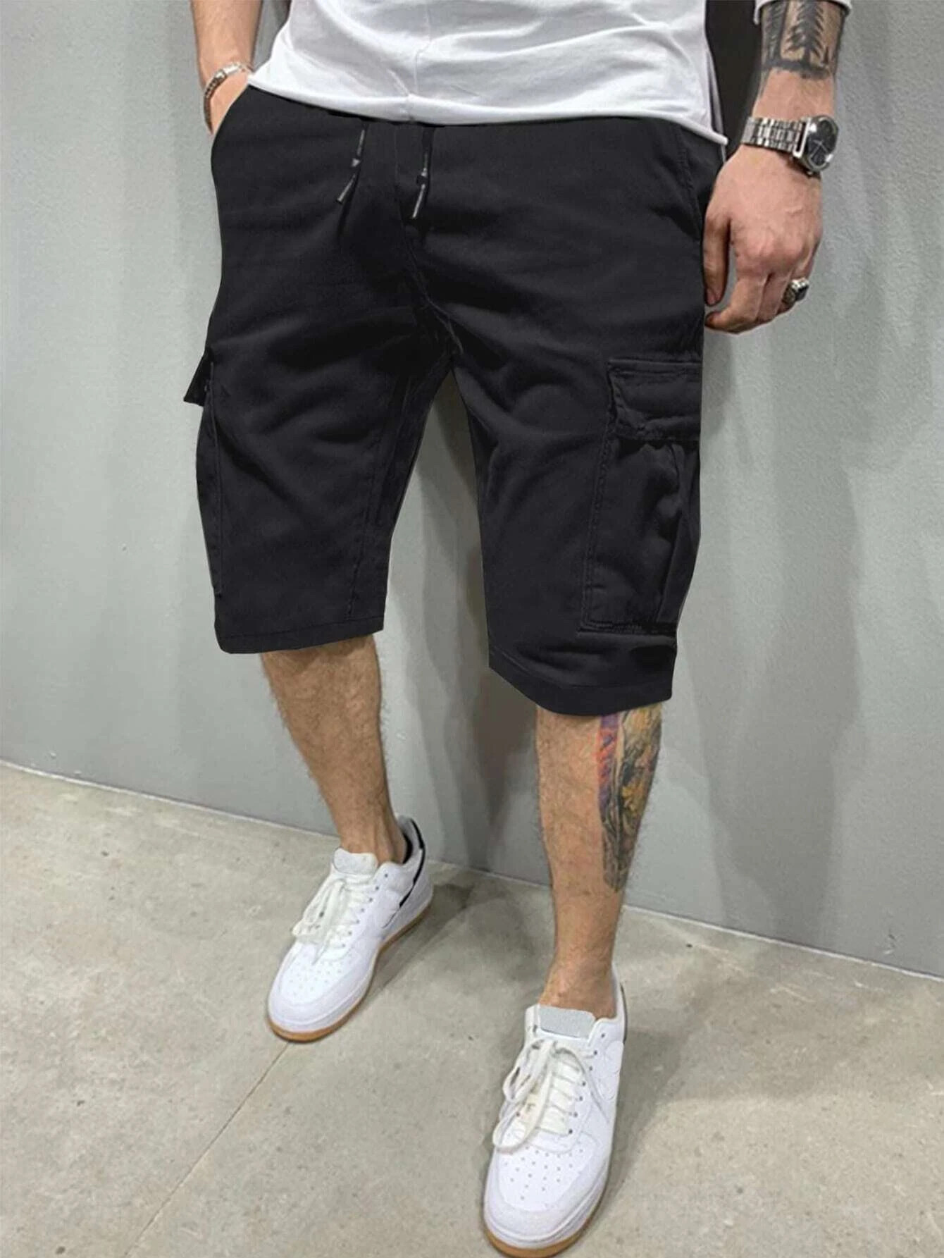 여름 남성 크롭 팬츠, 패셔너블한 작업복 반바지, 아웃 - Mens Fashion Workwear 리뷰 및 가격