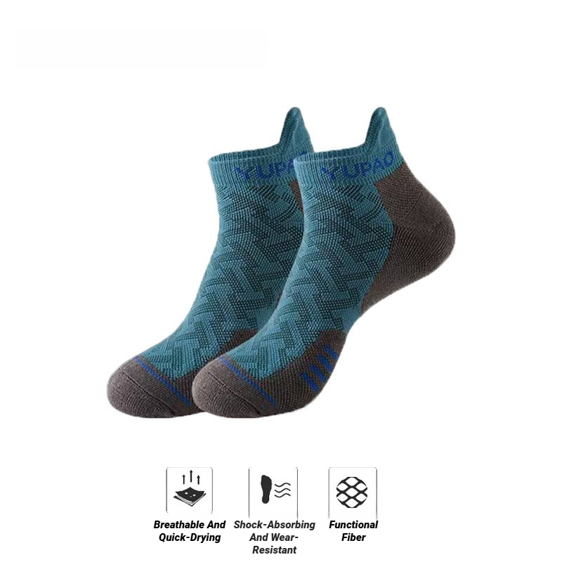새로운 남성용 프로 스포츠 짧은 양말 두꺼운 타월 퀵  - Socks Ankle Men 리뷰 및 가격