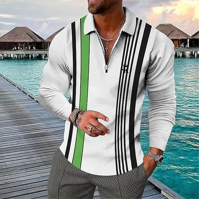 남성 폴로셔츠 지퍼 폴로 아웃도어 캐주얼 라펠 쿼터 지 - Mens Fashion Quarter Zip 리뷰 및 가격