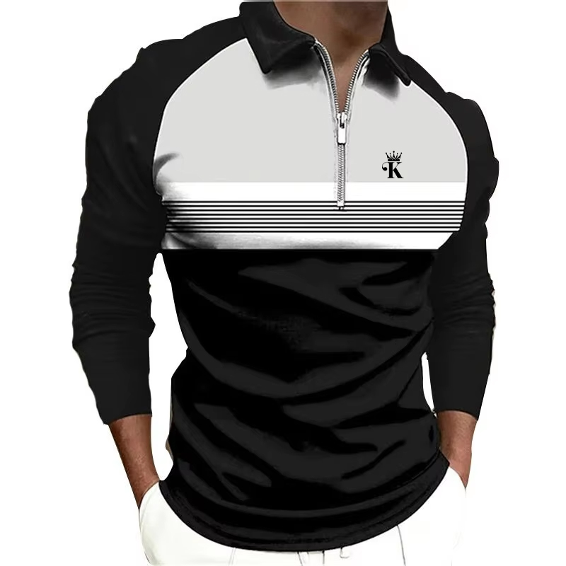 남성 폴로셔츠 지퍼 폴로 아웃도어 캐주얼 라펠 쿼터 지 - Mens Fashion Quarter Zip 리뷰 및 가격