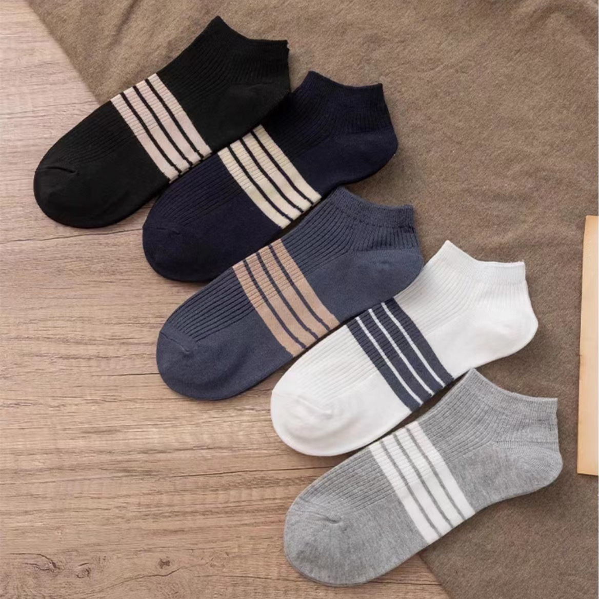 5 쌍 남성 여름 양말 유행 유행 단순 다목적 남성 발 - Socks Ankle Men 리뷰 및 가격