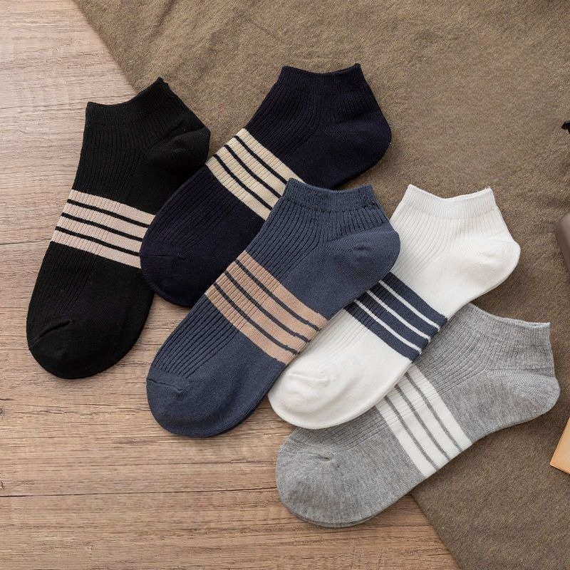 5 쌍 남성 여름 양말 유행 유행 단순 다목적 남성 발 - Socks Ankle Men 리뷰 및 가격