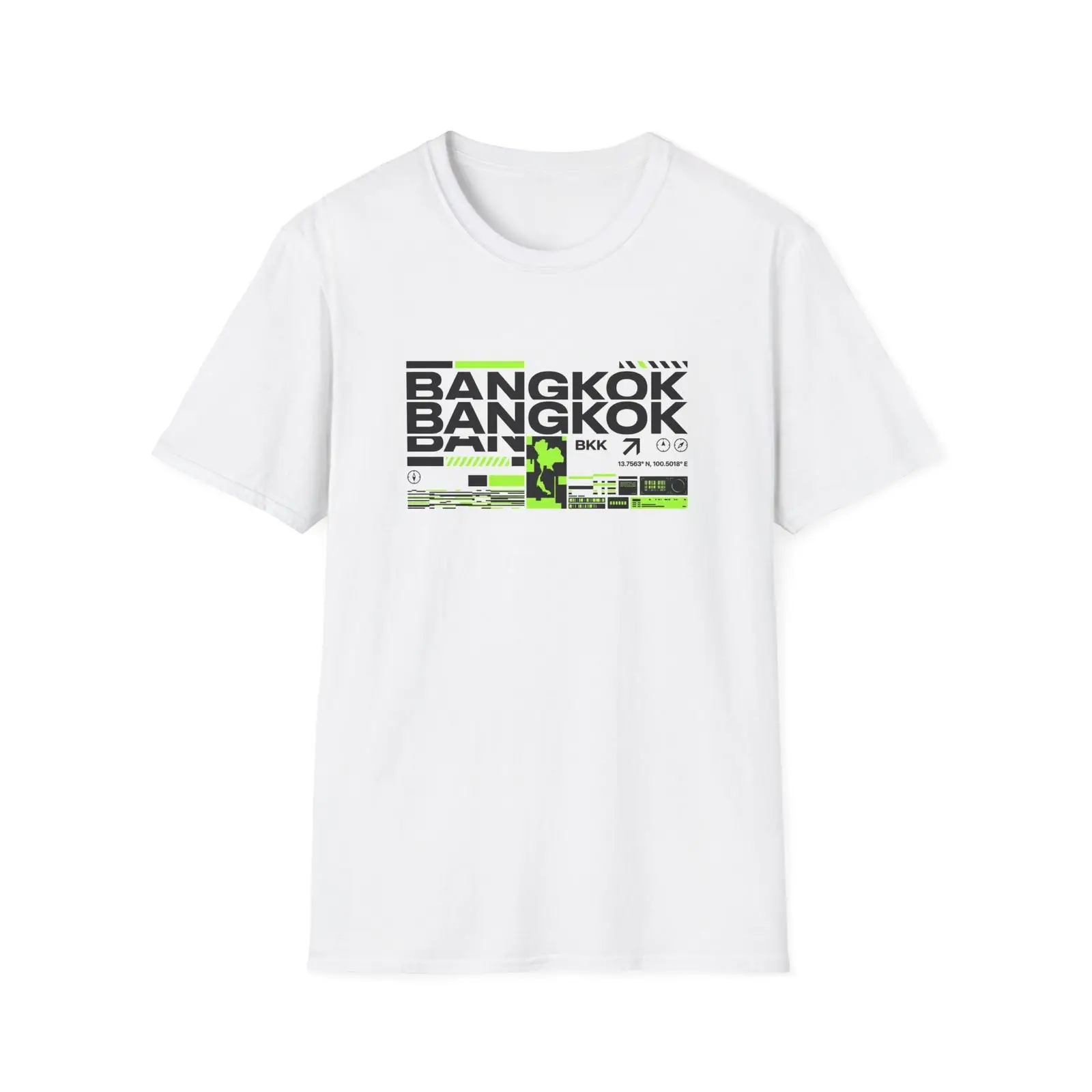 방콕 타이포그래피 티셔츠, 태국 스타일의 아시아 스트리 - Mens Fashion Bangkok 리뷰 및 가격