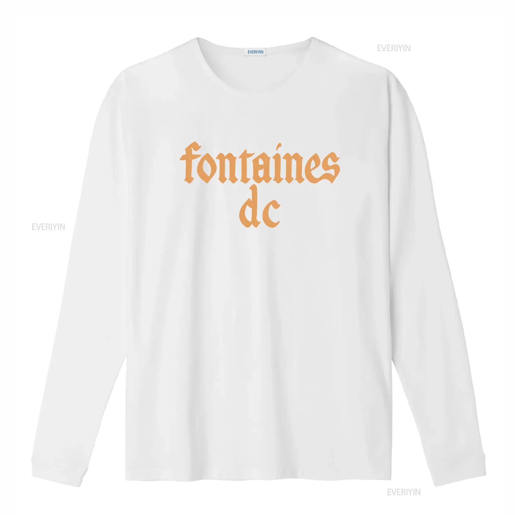 Fontaines D C '고딕 로고' 블랙 티셔츠 새 - Mens Fashion Black Shirt 리뷰 및 가격