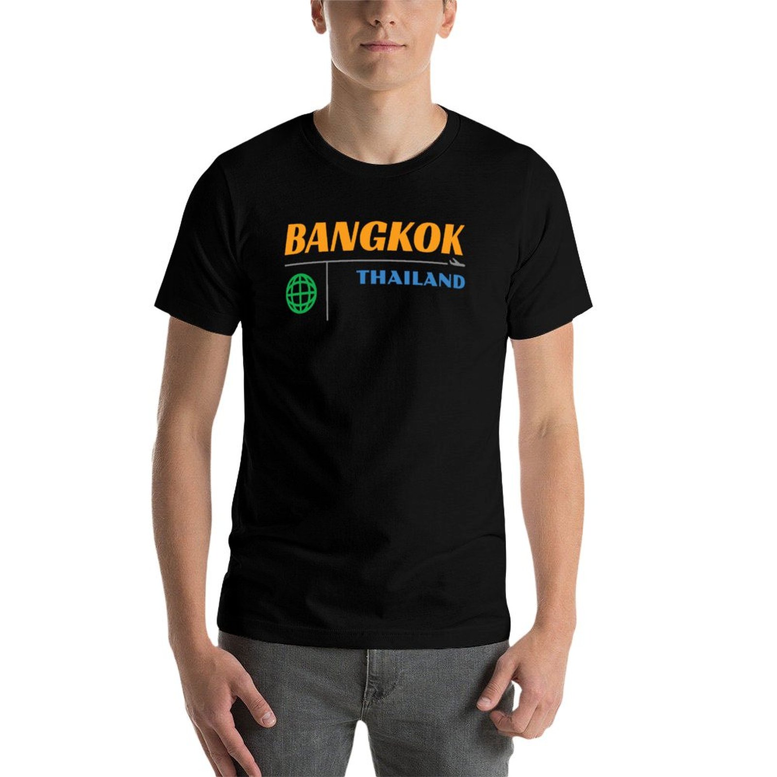 방콕 1950년대 스타일의 복고풍 티셔츠, 레터링 프린 - Mens Fashion Bangkok 리뷰 및 가격