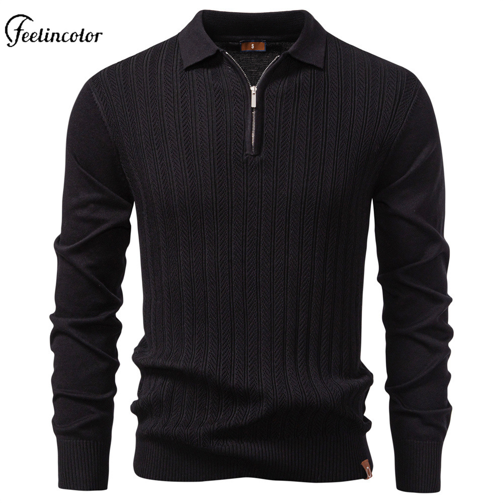 올리브 그린 남성용 쿼터 집업 폴로 셔츠 긴팔 텍스처  - Mens Fashion Quarter Zip 리뷰 및 가격