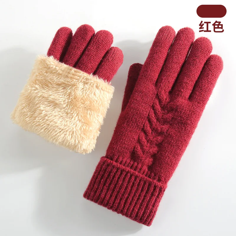 남녀 공용 겨울용 니트 장갑, 이중 레이어 벨벳 안감으 - Amazon Men'S Fashion 리뷰 및 가격