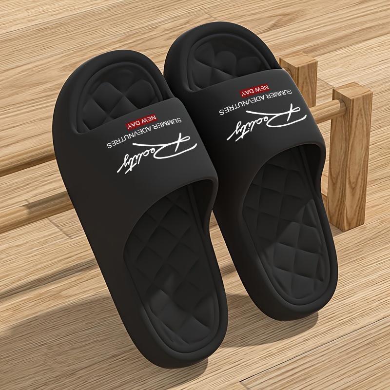 커플 슬리퍼 여성 남성용 부드러운 청키 슬라이드 홈 욕 - Men'S Fashion Footwear 리뷰 및 가격