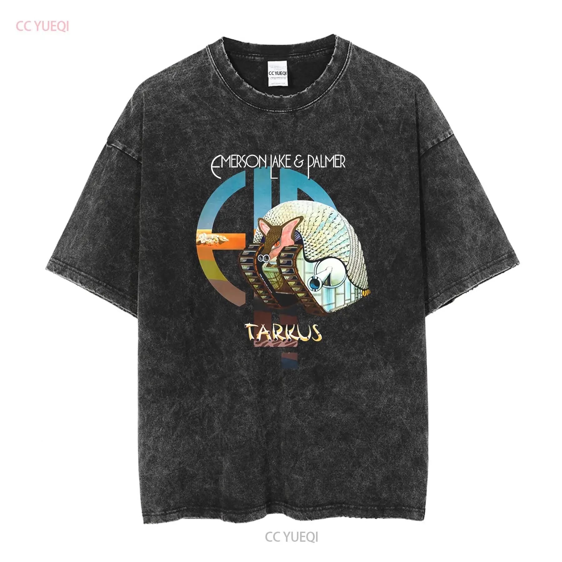 Tarkus ELP Emerson Lake and Pa - Mens Fashion Black Shirt 리뷰 및 가격