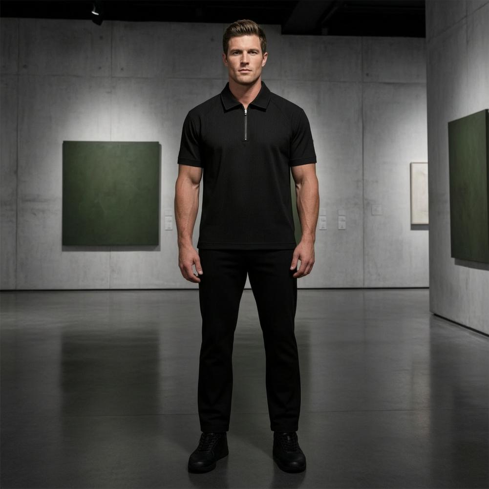 2026 패션 남성 쿼터 집업 티셔츠 미니멀리스트 지퍼 - Mens Fashion Quarter Zip 리뷰 및 가격