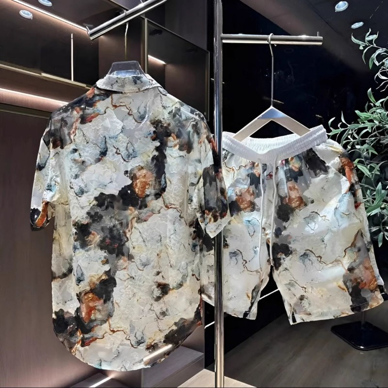 세련되고 캐주얼한 남성용 신상 고급 트렌디 프린트 반바 - Men'S Fashion Rules 리뷰 및 가격