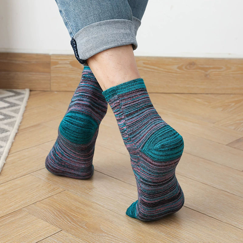 1/5 쌍 남자 다채로운 발가락 해피 양말 짧은 면화  - Socks Ankle Men 리뷰 및 가격