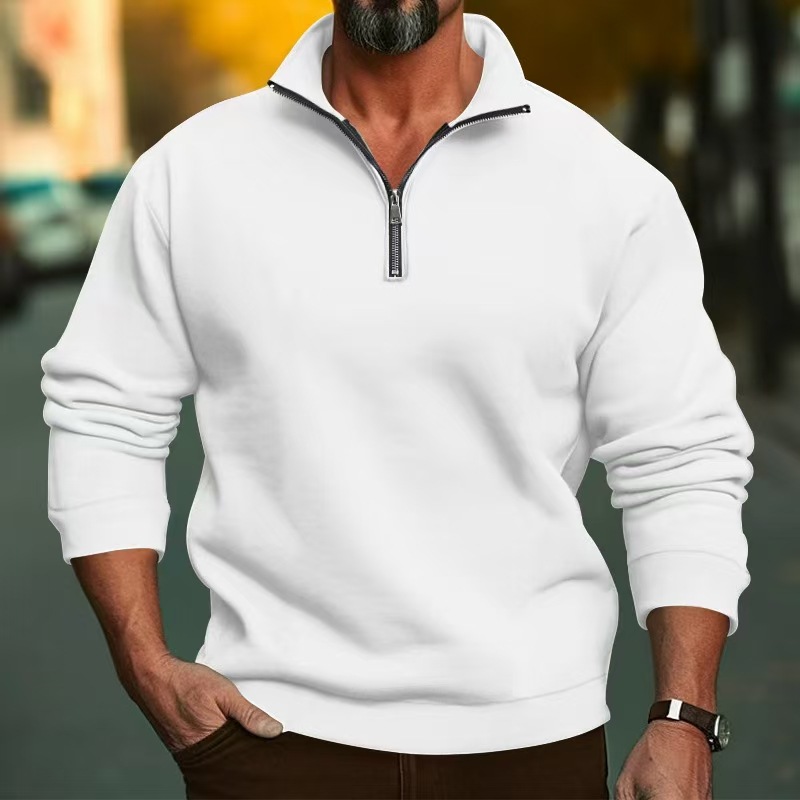 남녀 공용 쿼터 지퍼 풀오버 스웨트셔츠 봄 가을 스탠드 - Mens Fashion Quarter Zip 리뷰 및 가격