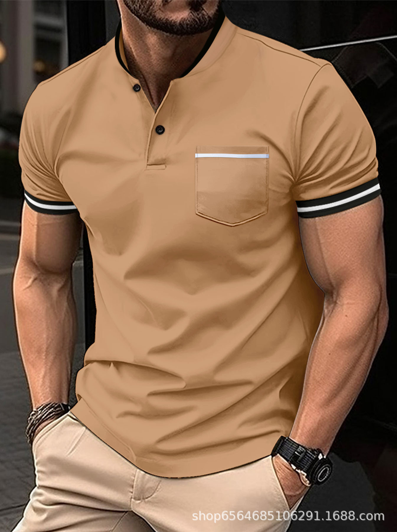 2026년 봄, 남성용 반팔, 단색, 스탠드 칼라, 포 - Amazon Men'S Fashion 리뷰 및 가격