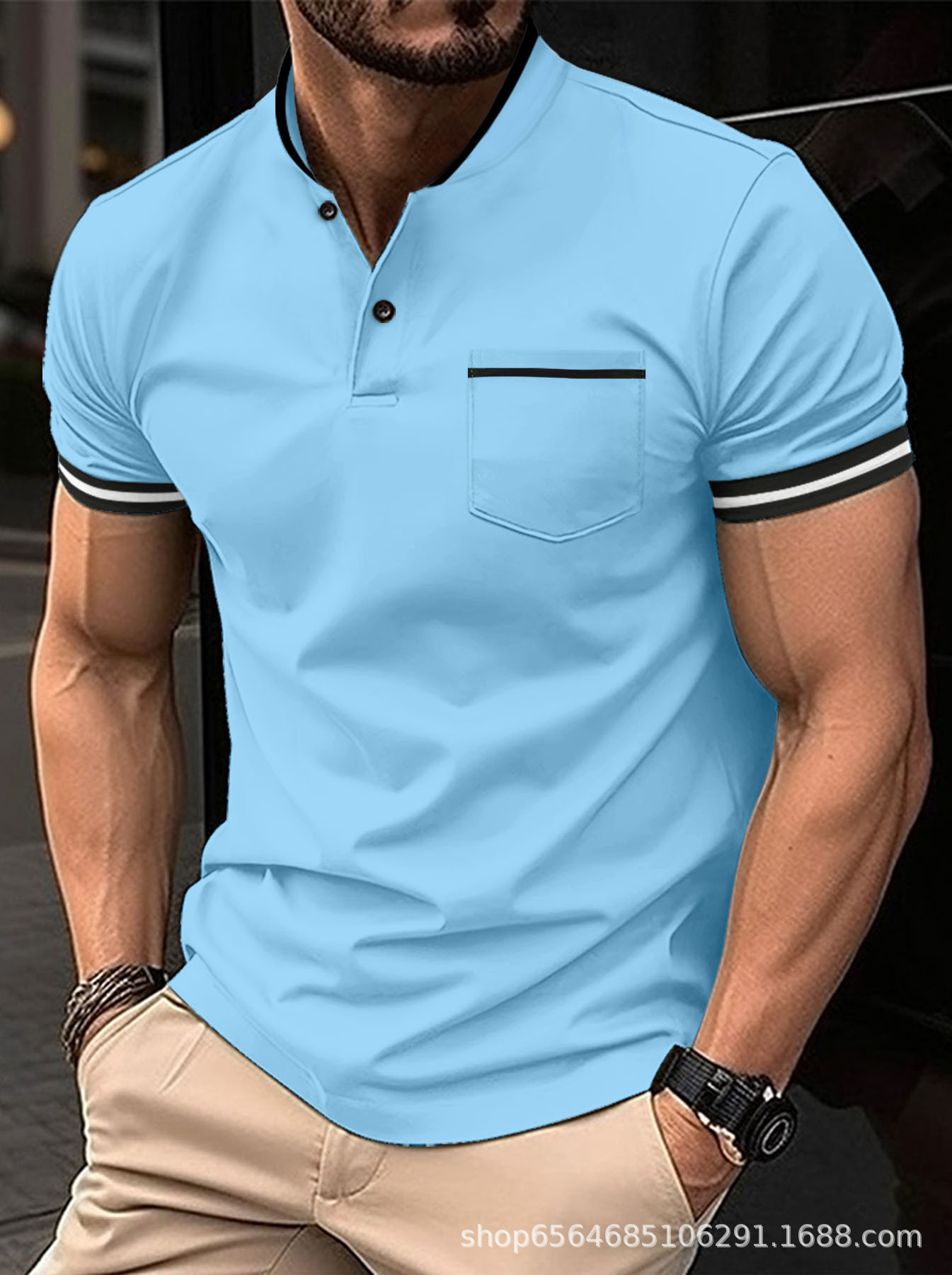 2026년 봄, 남성용 반팔, 단색, 스탠드 칼라, 포 - Amazon Men'S Fashion 리뷰 및 가격