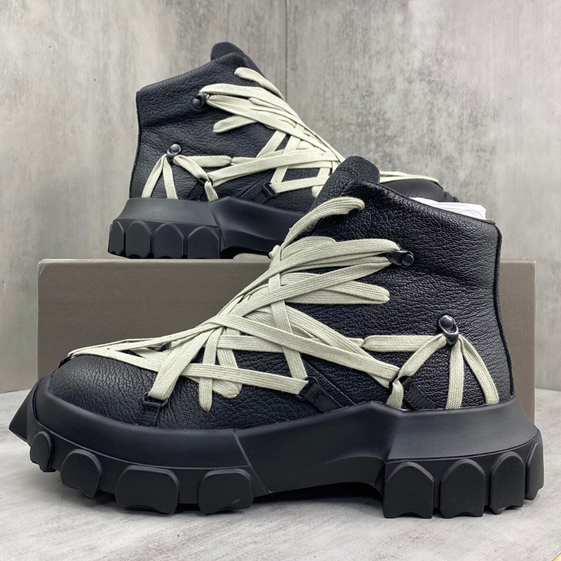 남성 명품 패션 펑크 고딕 오리지널 가죽 부츠 블랙 디 - Men'S Fashion Footwear 리뷰 및 가격