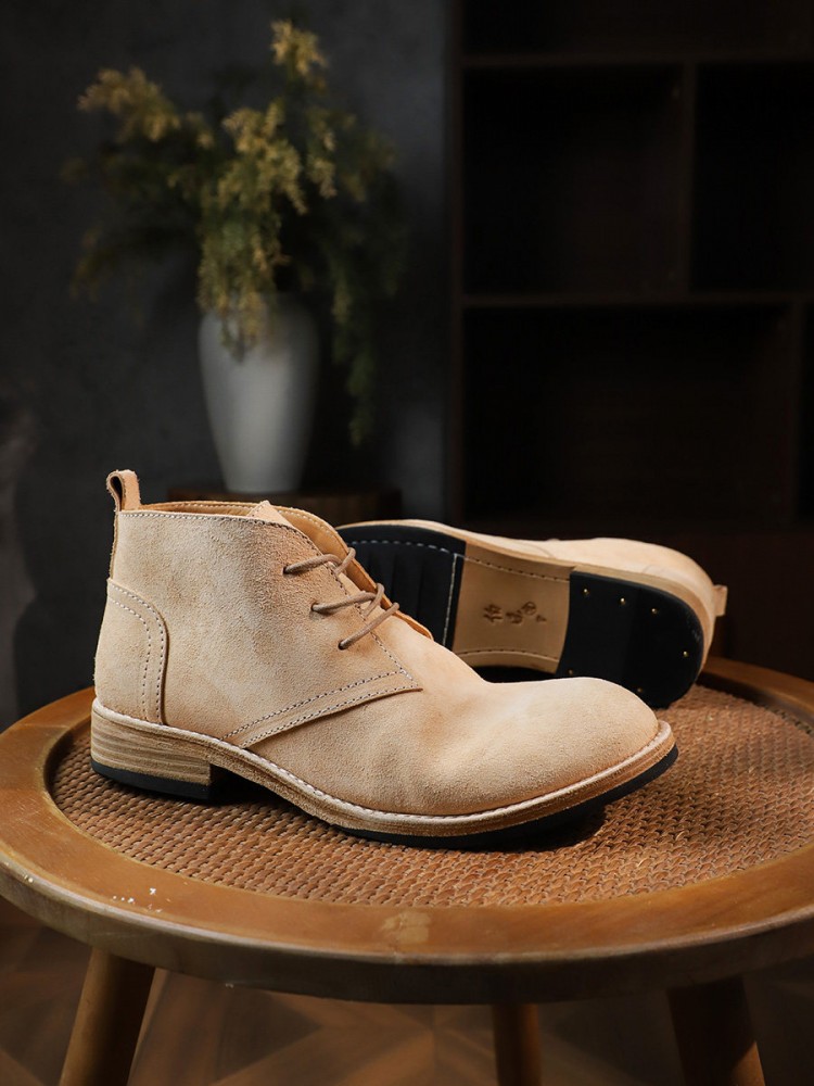 패션 다목적 남성 레이스 업 컬러 블록 암소 스웨이드  - Mens Fashion Workwear 리뷰 및 가격