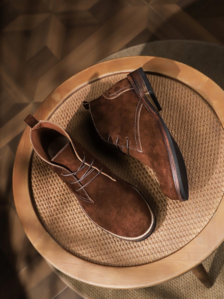 패션 다목적 남성 레이스 업 컬러 블록 암소 스웨이드  - Mens Fashion Workwear 리뷰 및 가격
